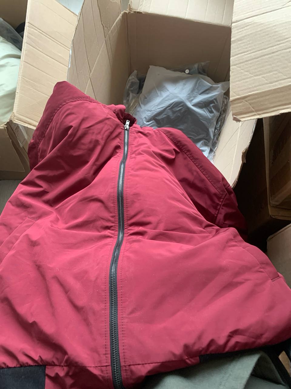 

GS Куртка zip Dirty Black FABLE, Красный, DIRTY