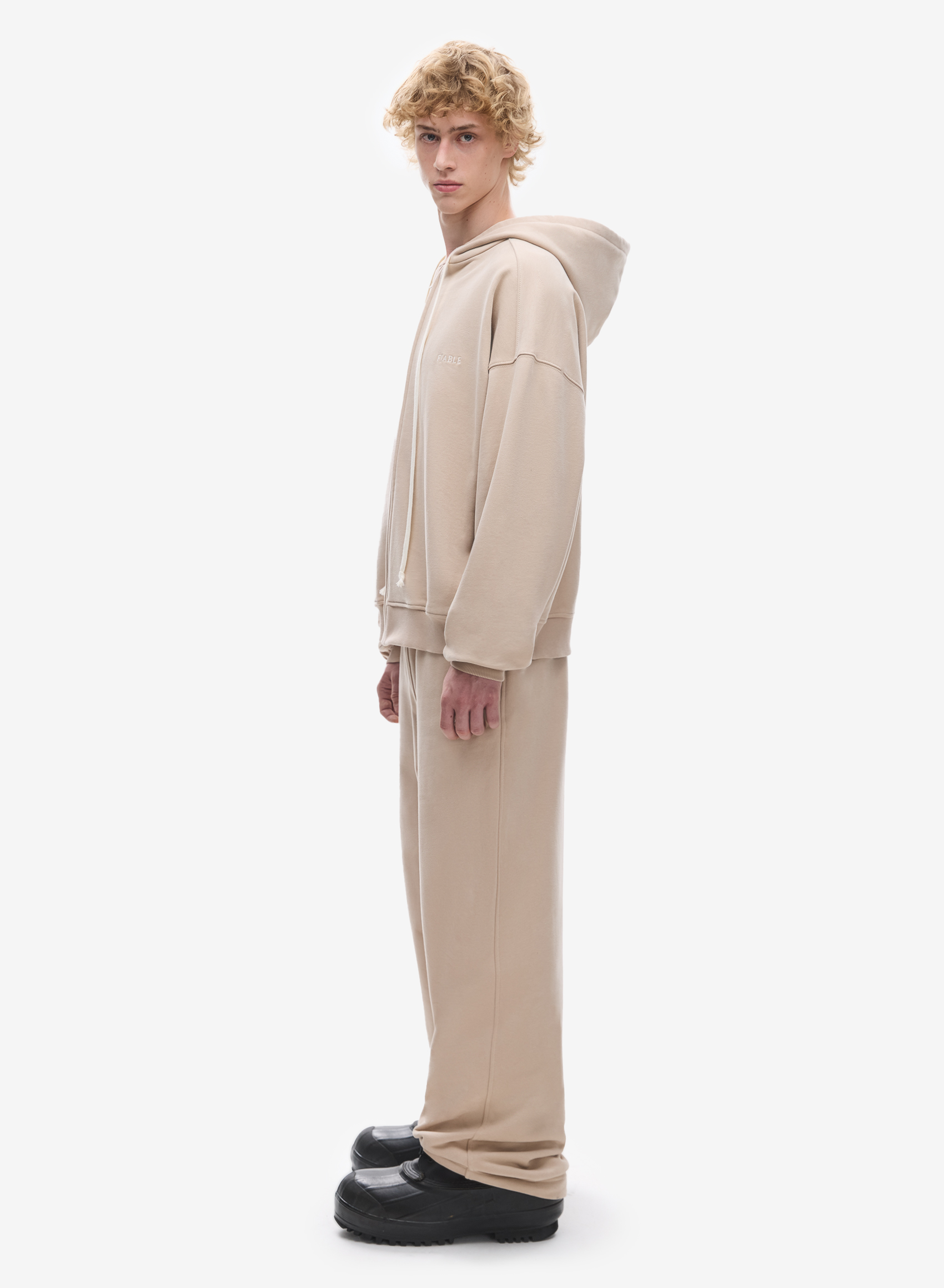 Худи zip Uniform Beige Calf FABLE. Фото №5