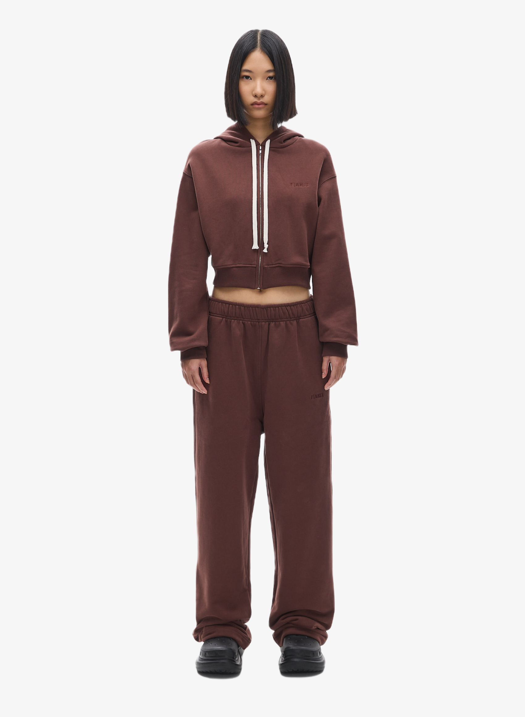 

Худи zip crop Uniform Reddish Brown FABLE, Коричневый, UNIFORM