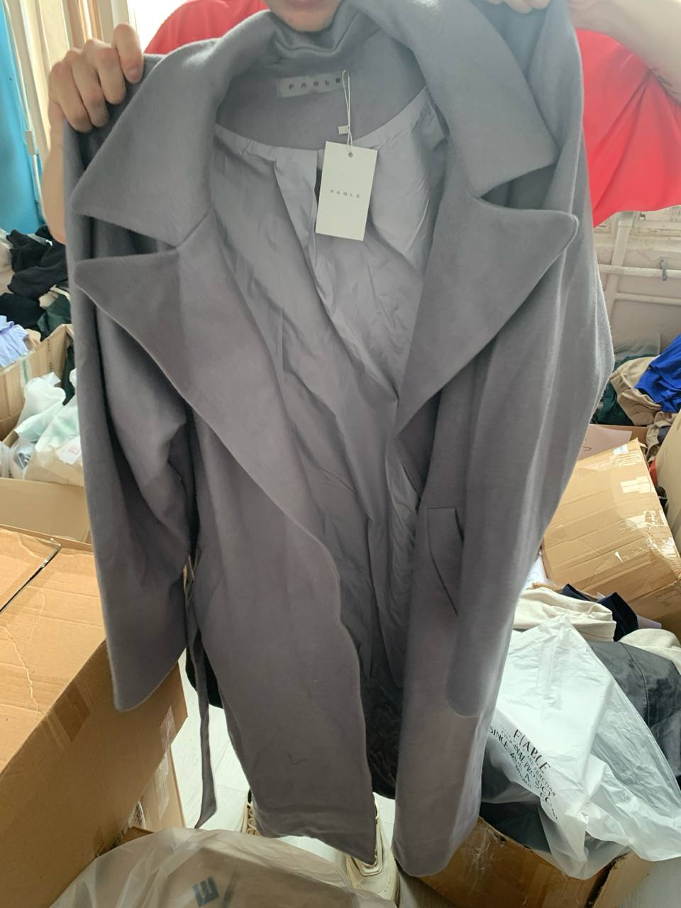 

GS Пальто Essense Black FABLE, Серый, ESSENSE