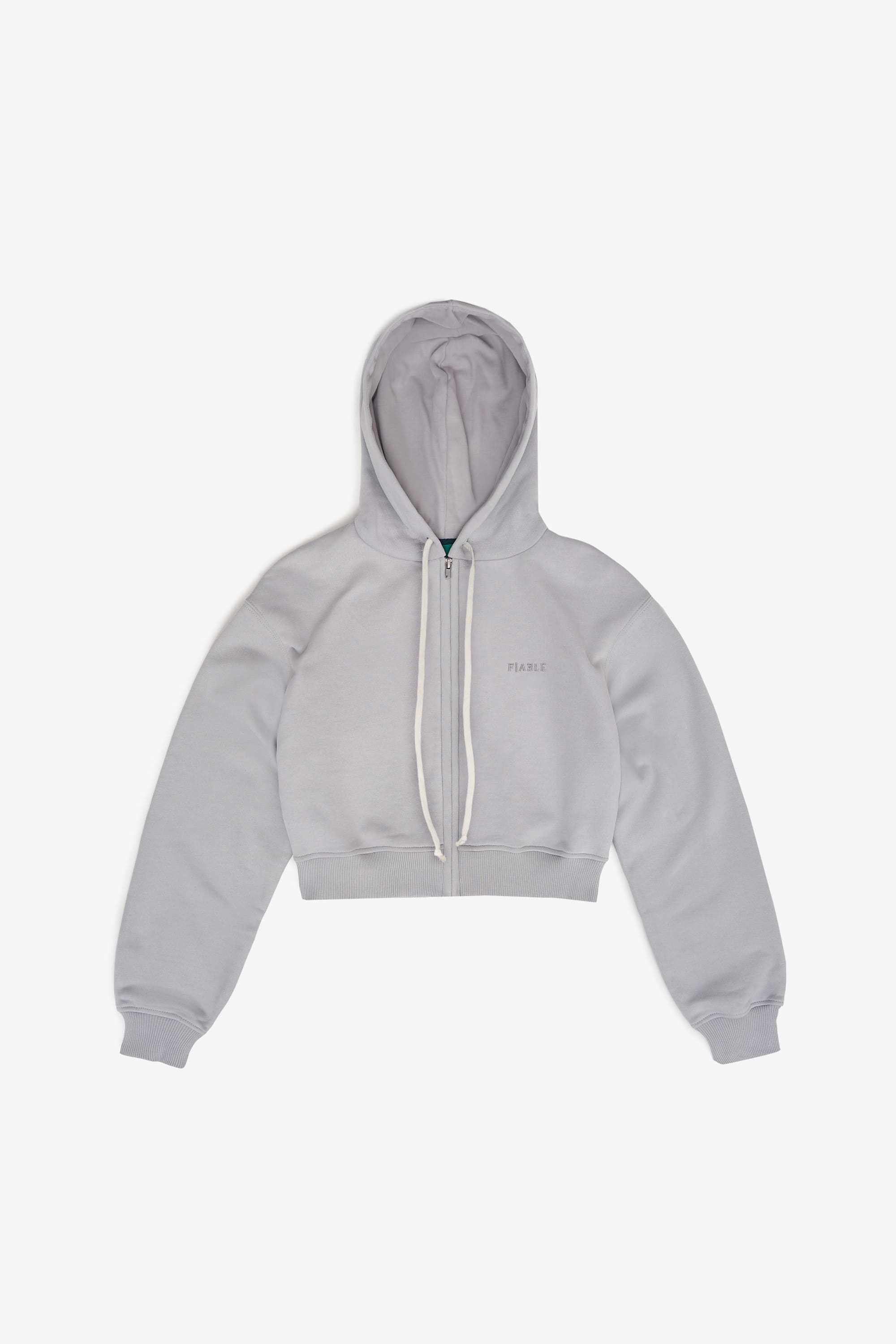 

GS Худи zip crop Uniform Off-White FABLE, Серый, UNIFORM