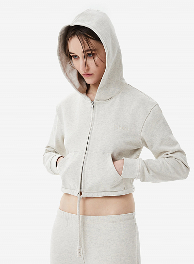 Худи zip crop FABLE ETERNAL (Grey)