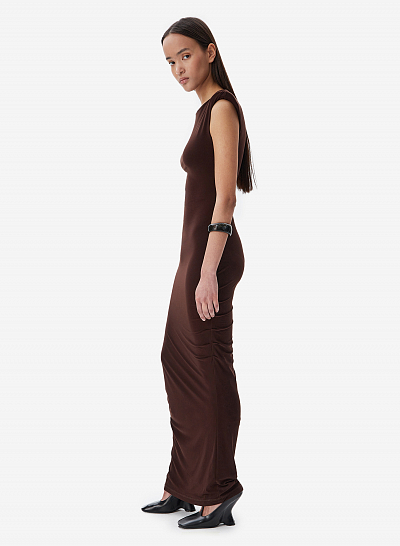 Платье FABLE SLEEVELESS MAXI (Brown)