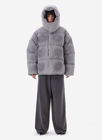 Пуховик FABLE DESTRESSED (Grey)