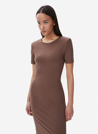 Платье FABLE NOBLE MAXI (Brown)