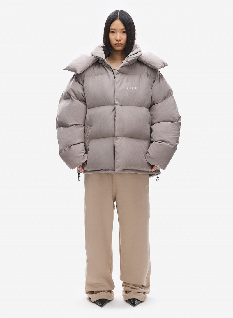 Пуховик FABLE TRACK FW2425 (Beige)