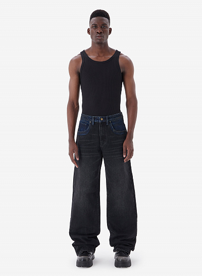Джинсы FABLE BICOLOR (Black)