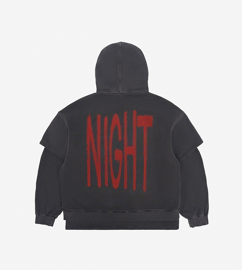 Худи FBL x Reva NIGHT (Graphite)