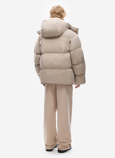 Пуховик FABLE TRACK FW2425 (Beige Sand)
