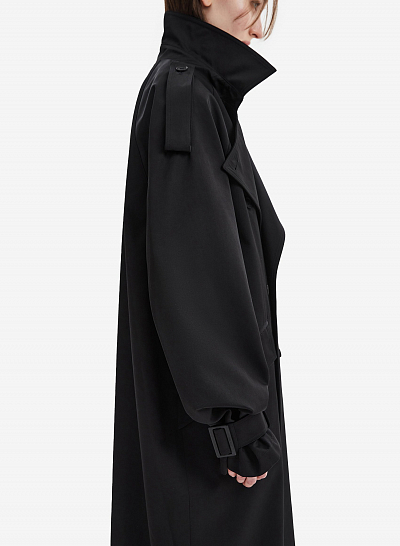 Тренч FABLE DOUBLE BREASTED (Black)