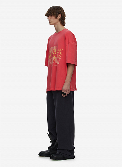 Футболка с принтом  FABLE FW2425 (Red)