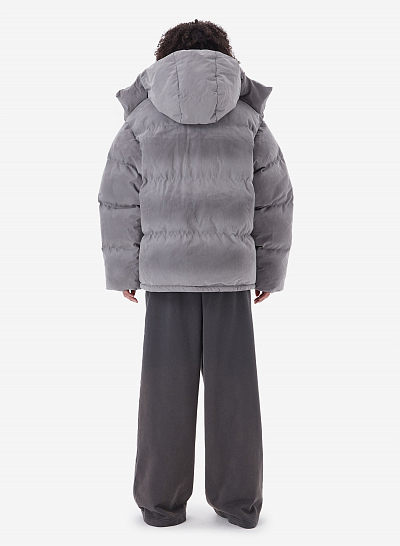 Пуховик FABLE DESTRESSED (Grey)