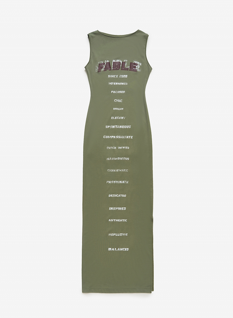 Платье FABLE TITLE (Khaki)