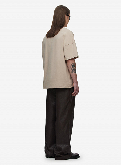 Брюки кожаные FABLE FW2425 (Brown)