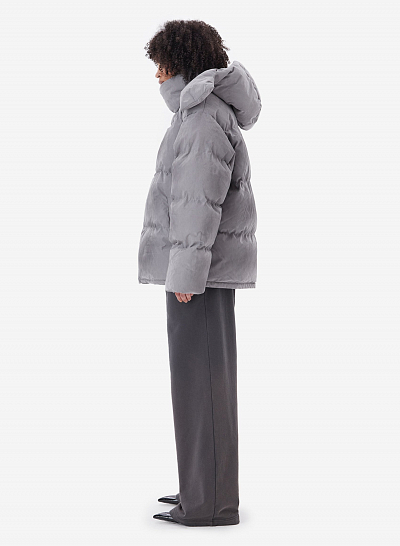 Пуховик FABLE DESTRESSED (Grey)