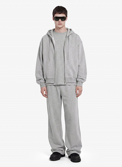 Худи zip FABLE UNIFORM NEW (Grey Melange)