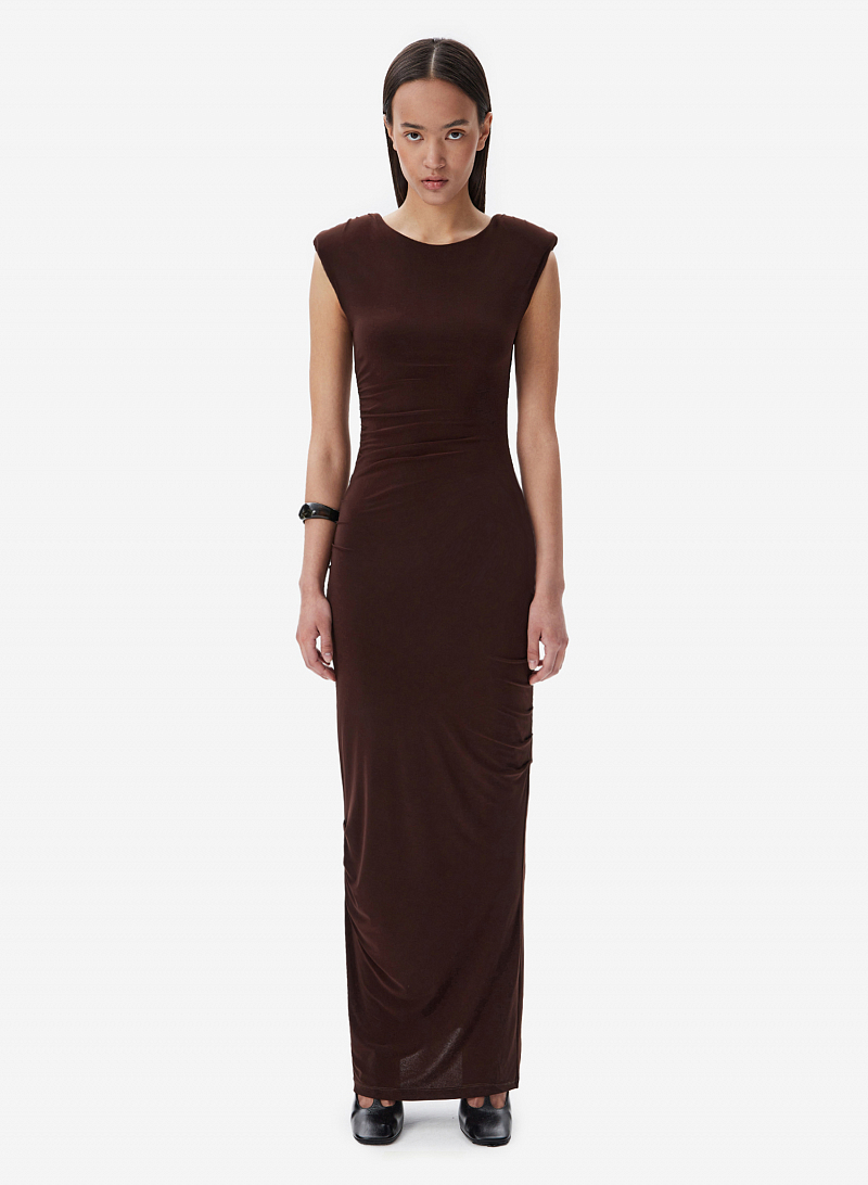 Платье FABLE SLEEVELESS MAXI (Brown)