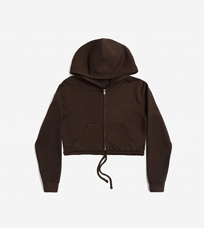 Худи zip crop FABLE ETERNAL (Brown)