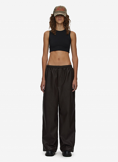 Брюки кожаные FABLE FW2425 (Brown)