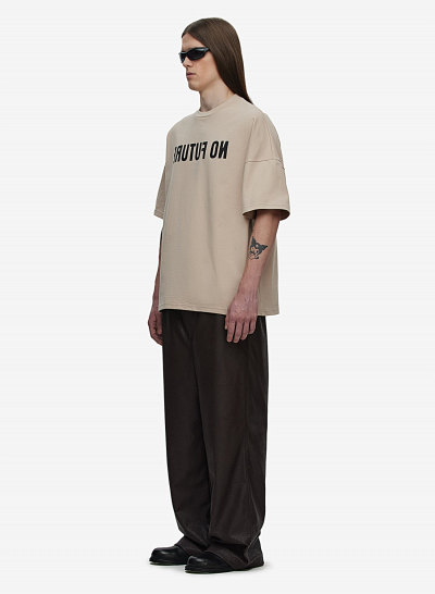 Брюки кожаные FABLE FW2425 (Brown)