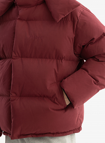 Пуховик FABLE UNIFORM (Burgundy)