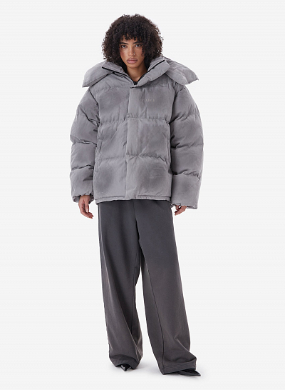 Пуховик FABLE DESTRESSED (Grey)