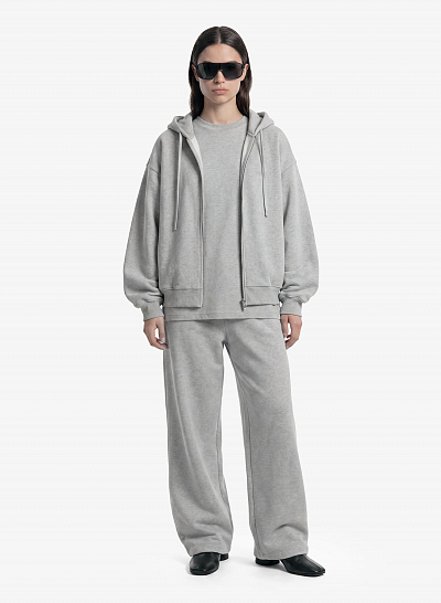 Худи zip FABLE UNIFORM NEW (Grey Melange)