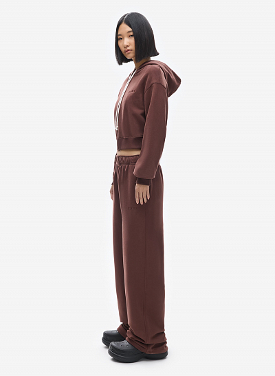 Худи zip crop FABLE UNIFORM (Reddish Brown)