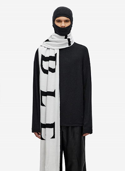 Шарф FABLE FW2425 (Black and White)
