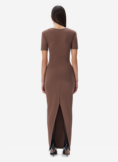 Платье FABLE NOBLE MAXI (Brown)