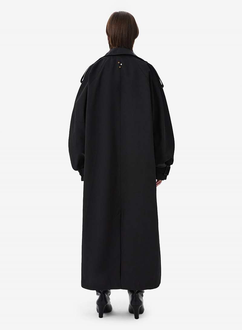 Тренч FABLE DOUBLE BREASTED (Black)