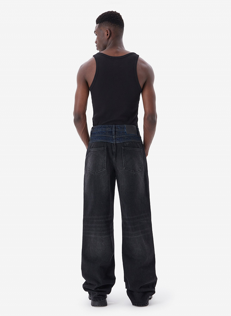 Джинсы FABLE BICOLOR (Black)