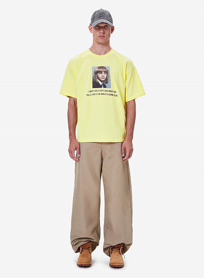 Футболка FABLE DON'T GIVE (Yellow)