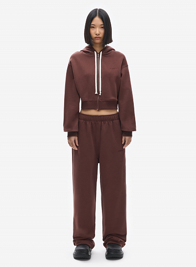 Худи zip crop FABLE UNIFORM (Reddish Brown)