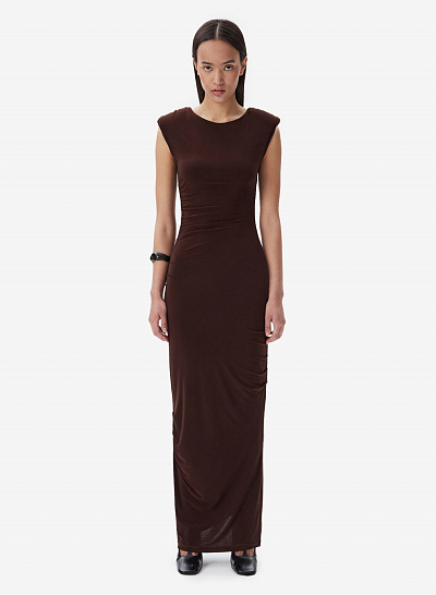 Платье FABLE SLEEVELESS MAXI (Brown)