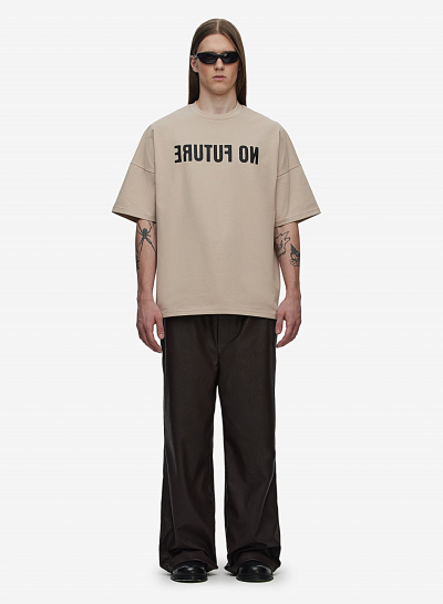 Брюки кожаные FABLE FW2425 (Brown)