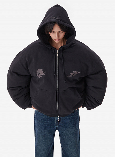 Бомбер FABLE REVERSIBLE (Black)