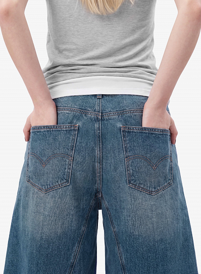 Шорты FABLE BLUE VINTAGE DENIM