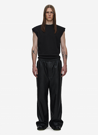 Брюки кожаные FABLE FW2425 (Black)