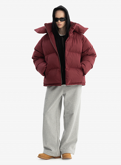 Пуховик FABLE UNIFORM (Burgundy)