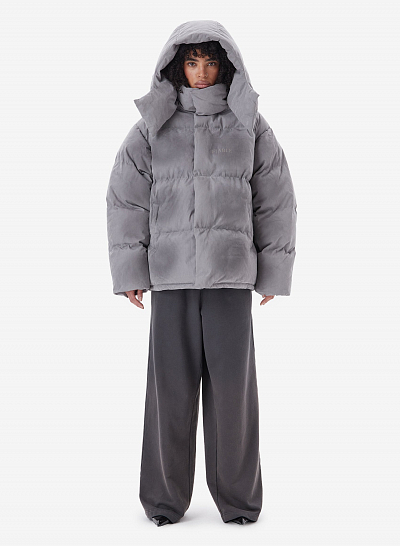Пуховик FABLE DESTRESSED (Grey)