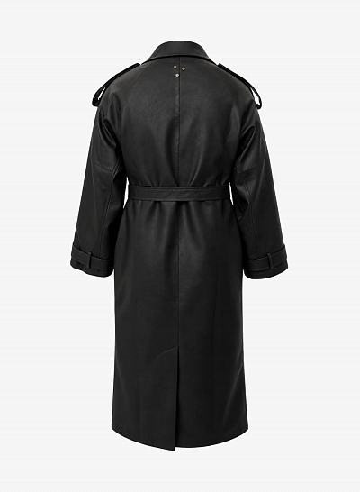 Тренч FABLE LEATHER (Black)