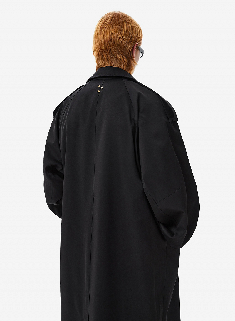 Тренч FABLE DOUBLE BREASTED (Black)