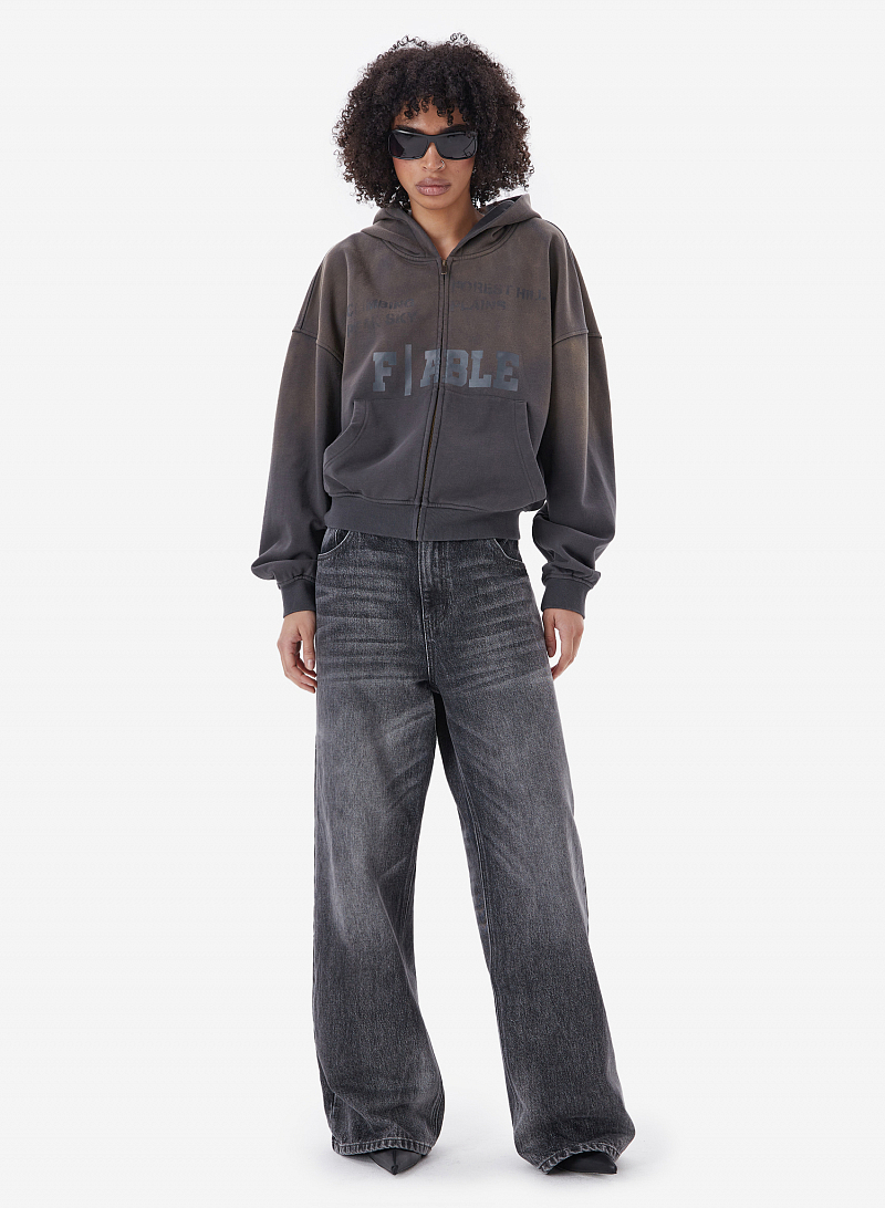 Джинсы FABLE LOOSE (Grey)