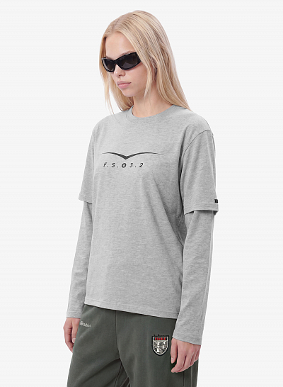 Лонгслив FABLE FS32 (Grey)