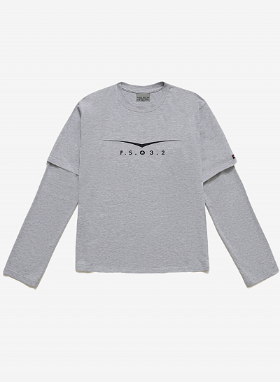 Лонгслив FABLE FS32 (Grey)