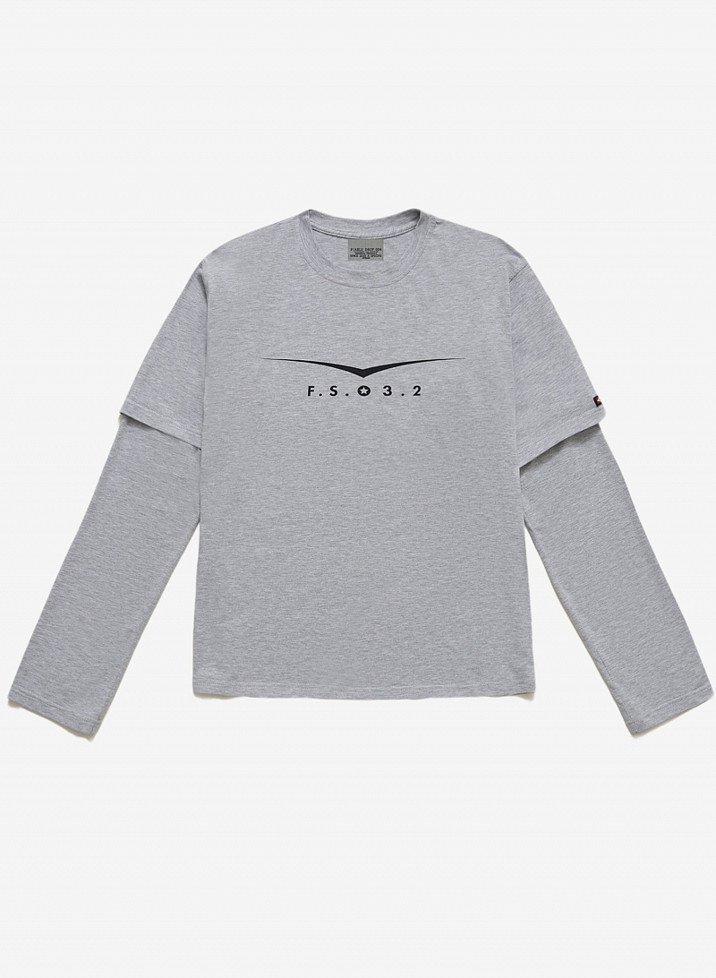 Лонгслив FABLE FS32 (Grey)