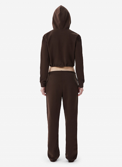 Худи zip crop FABLE ETERNAL (Brown)