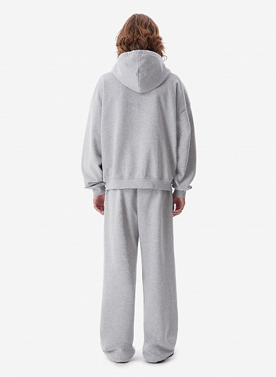 Худи zip FABLE UNIFORM (Grey Melange)