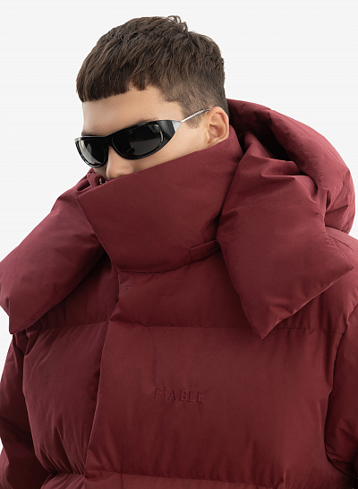Пуховик FABLE UNIFORM (Burgundy)